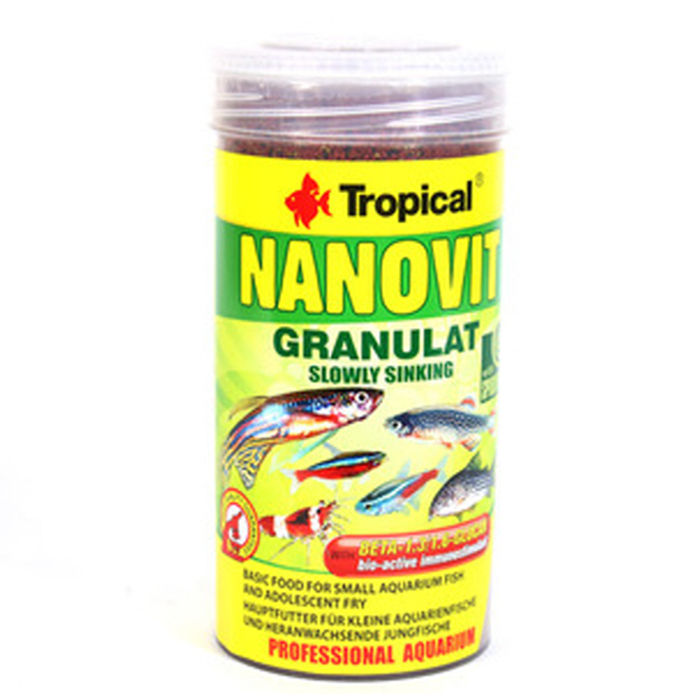 TROPICAL 나노비트 그래뉼 소형어 갑각류 사료 250ml