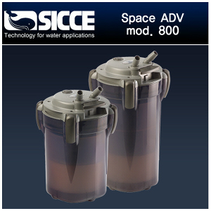 SICCE SPACE ADV 외부여과기 800 (10w) - 어항여과기