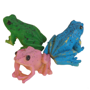 개구리모양 장식품 (색상랜덤) - 어항장식 어항셋팅