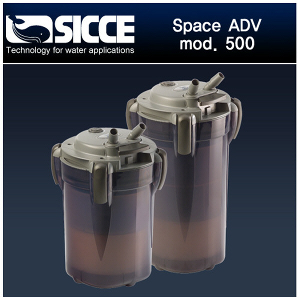 SICCE SPACE ADV 외부여과기 500 (9w) - 어항여과기